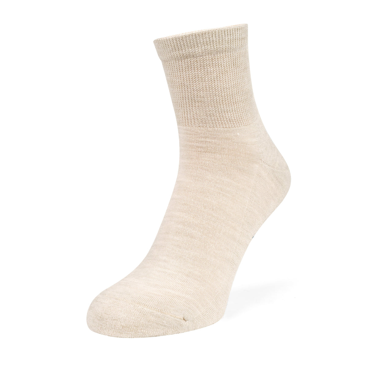 Diabetikersocken aus Merinowolle mit niedrigem Bündchen