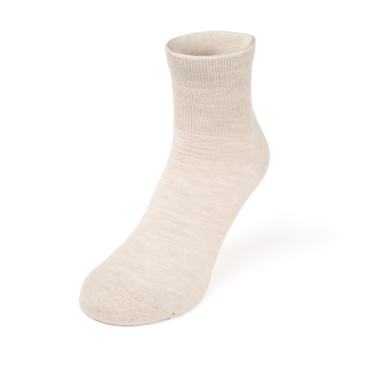 Diabetikersocken aus Merinowolle mit niedrigem Bündchen