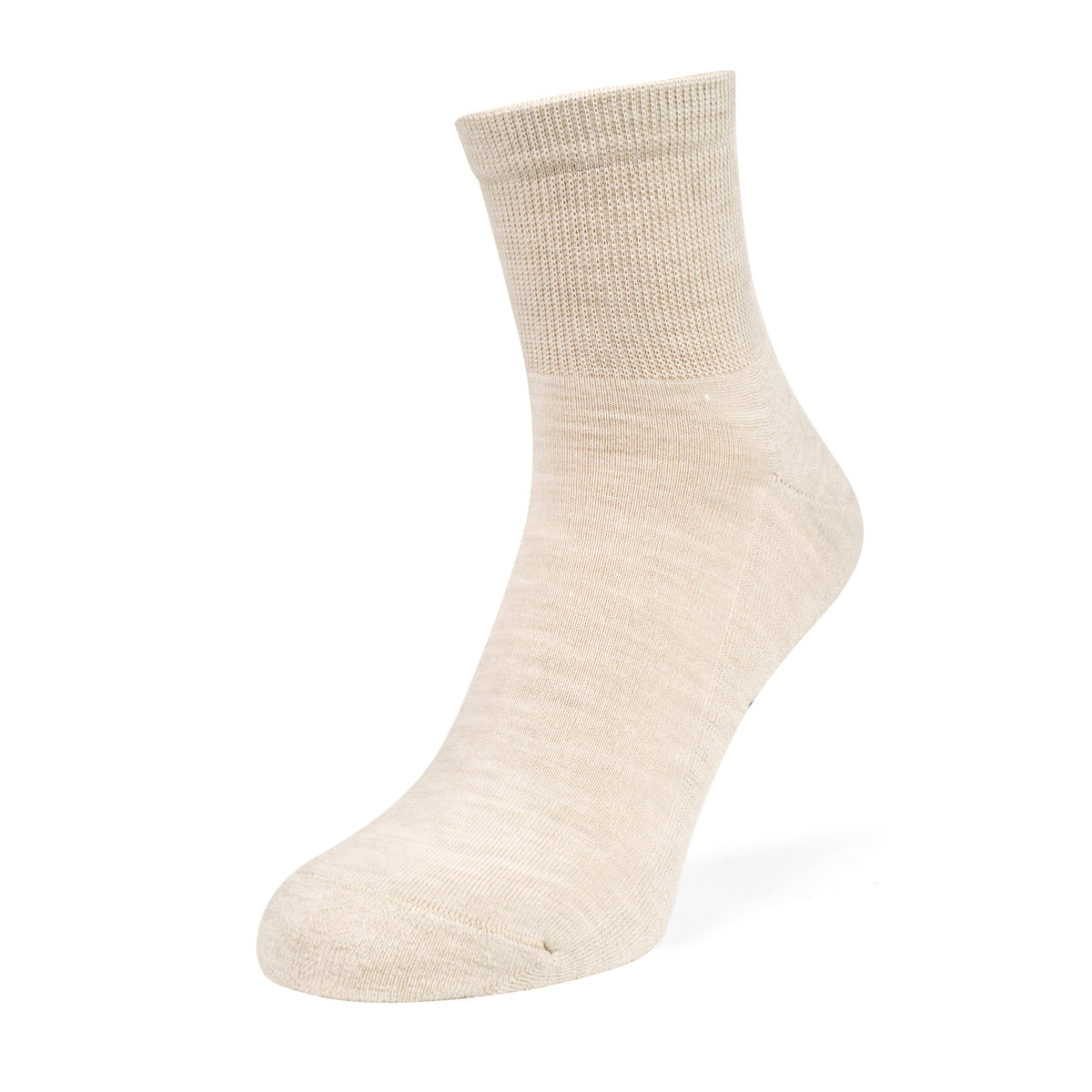 Diabetikersocken aus Merinowolle mit niedrigem Bündchen