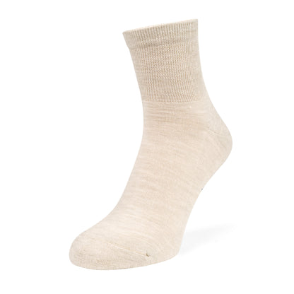 Diabetikersocken aus Merinowolle mit niedrigem Bündchen